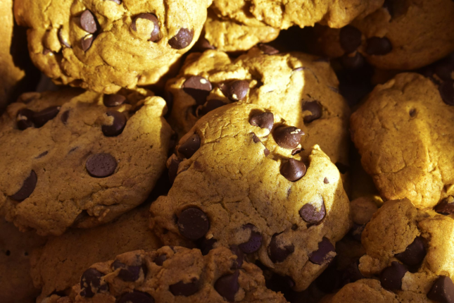 A stack of cookies.